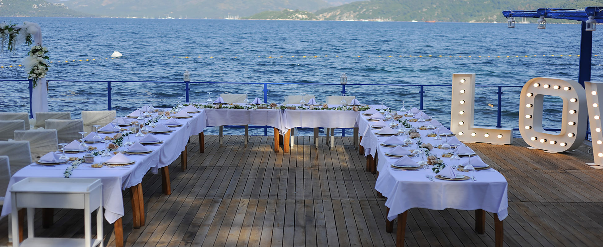 ICMELER MARES CLUB  WEDDINGS, MARMARIS