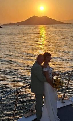 Alison and Shaun Johnson 28 th June 2024 Yacht