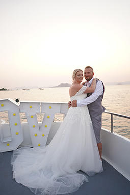 Lorna Marie and Aaron Hatfield 16th August 2024 Yacht