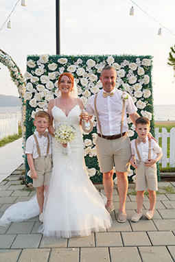 Lesley Anne and Mark Blundell 8th August 2024 Calis Beach