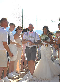 Jade and Liam Smith 4 th July Gaias Beach Marmaris