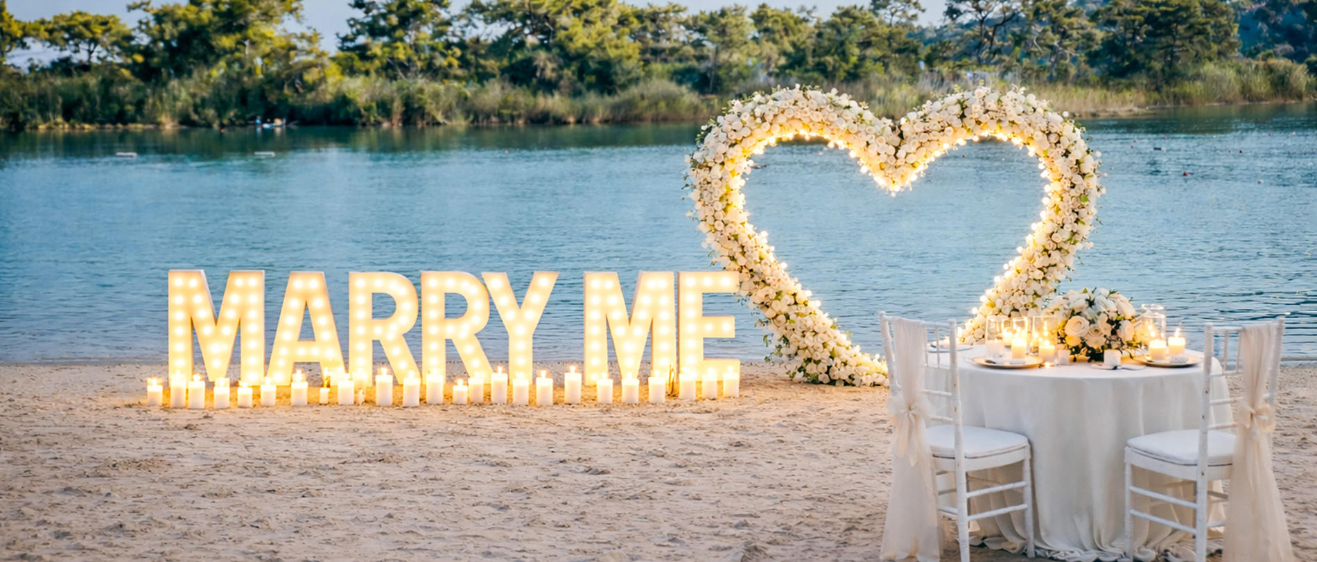OLUDENIZ  PRIVATE  BEACH MARRIAGE PROPOSAL