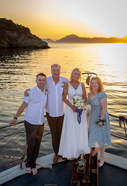 Jaqueline and Ian Harrison 12th September 2025 Yasmin Yacht