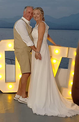Elaine and Kevin Laing 15th September 2025 Yasmin Yacht