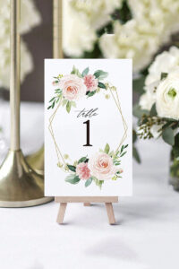 TABLE NUMBER CARDS